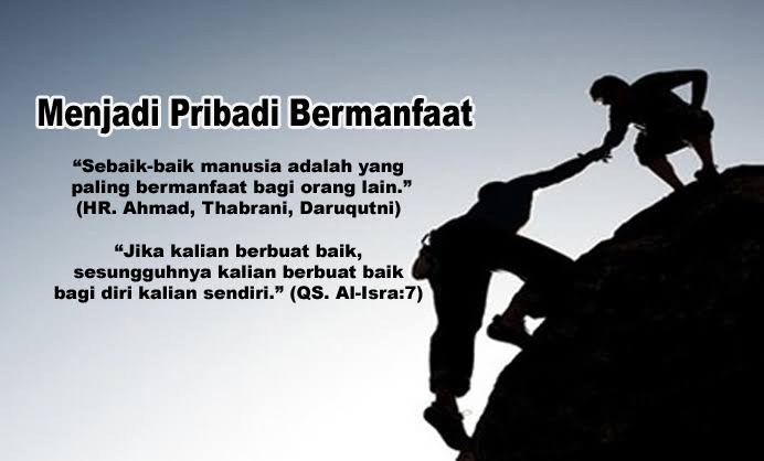 Agar Menjadi Pribadi yang Bermanfaat